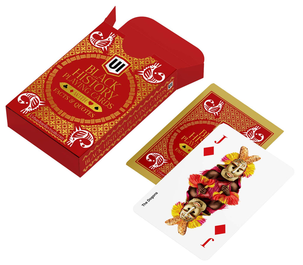 Black History Playing Cards w/ custom illustrations & facts