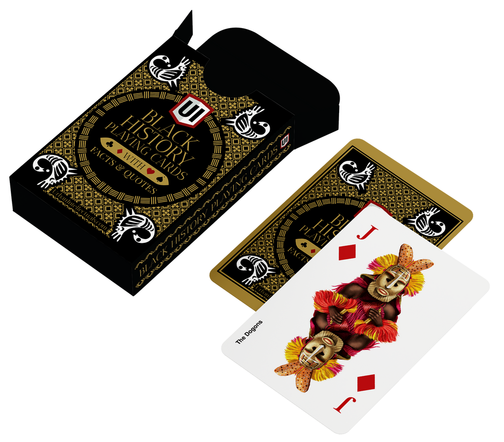 Black History Playing Cards w/ custom illustrations & facts