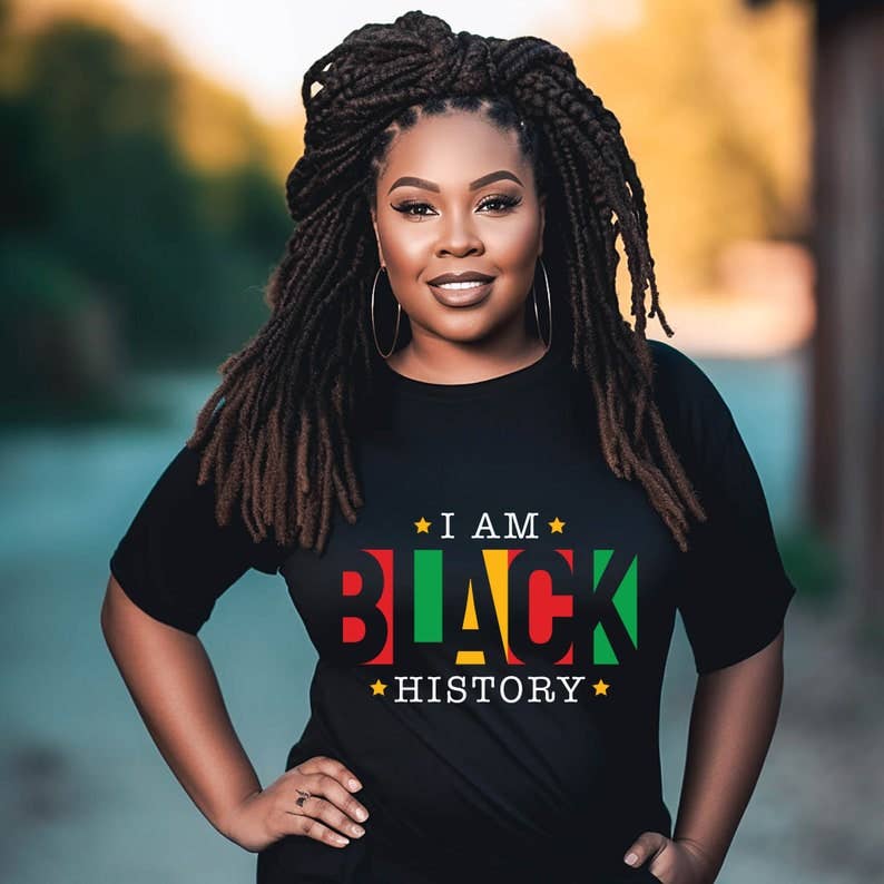 I Am Black History T-shirt, Black History Month Shirts