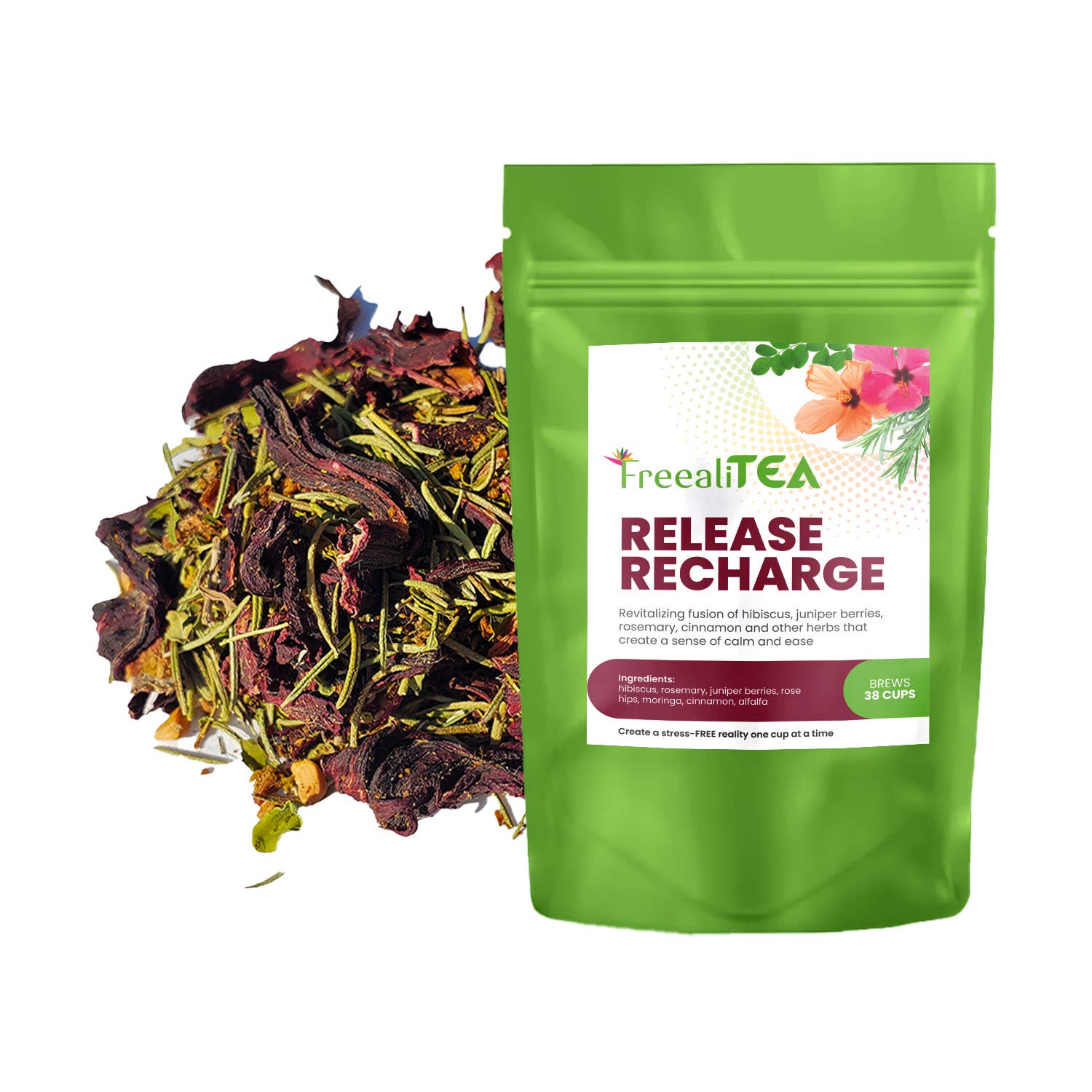 Release Recharge Hibiscus Tea