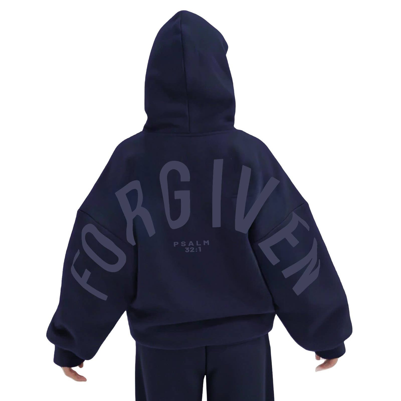 FORGIVEN Printed Oversized Hooded Sweatshirt