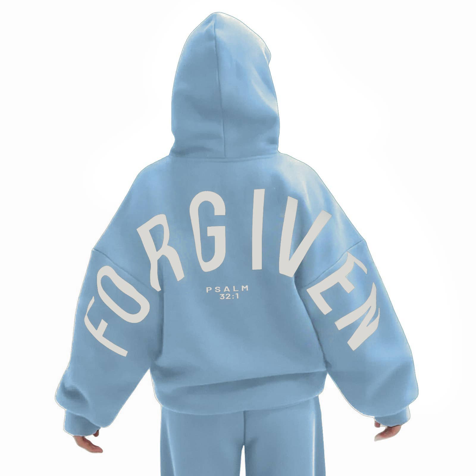 FORGIVEN Printed Oversized Hooded Sweatshirt